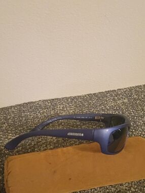 Carrera Metallic Blue Wrap Sunglasses